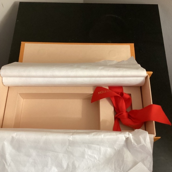 LOUIS VUITTON TISSUE PAPER & EMPTY BOX - Picture 3 of 3